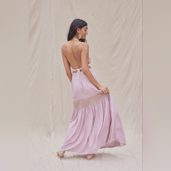 Jen's Pirate Booty Zenni Maxi Skirt in Amethyst Purple - Picture 3 of 12